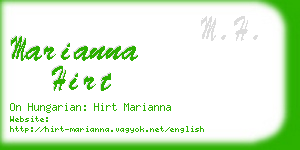 marianna hirt business card